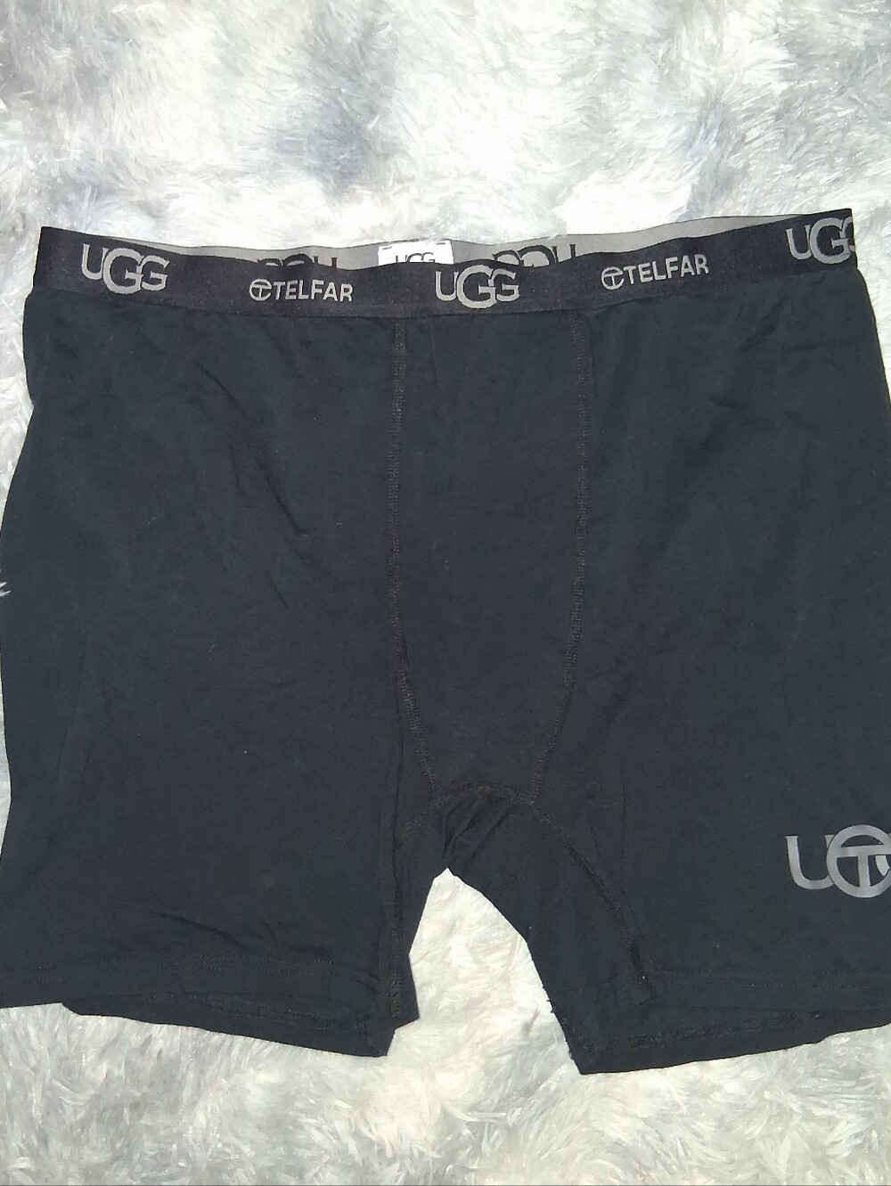UGG Black Men’s Boxer Briefs with Logo Waistband